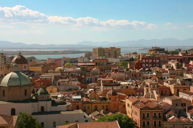 Cagliari, Sardinia, Italy Cityscape